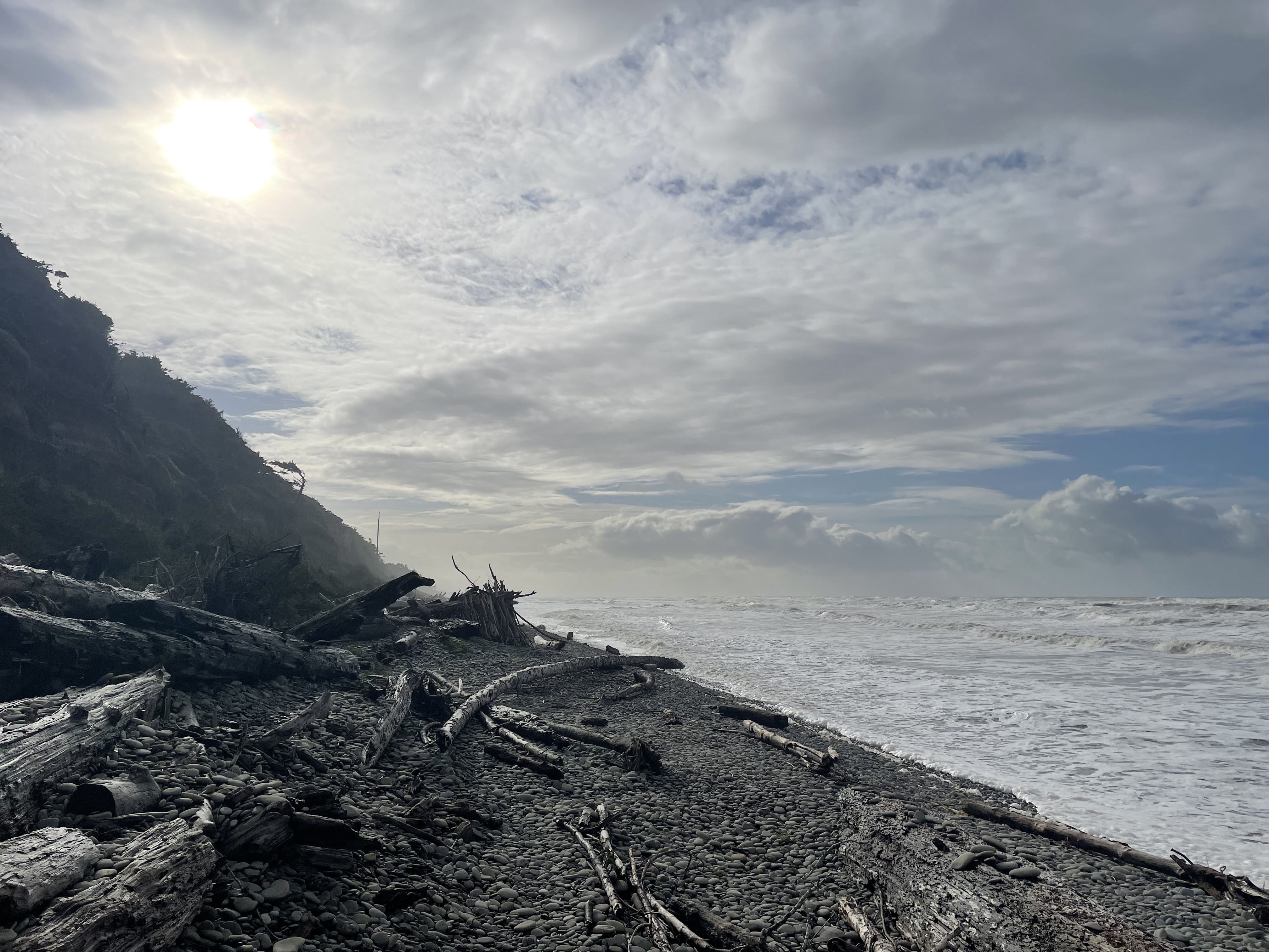 photo of a beach on the pacific