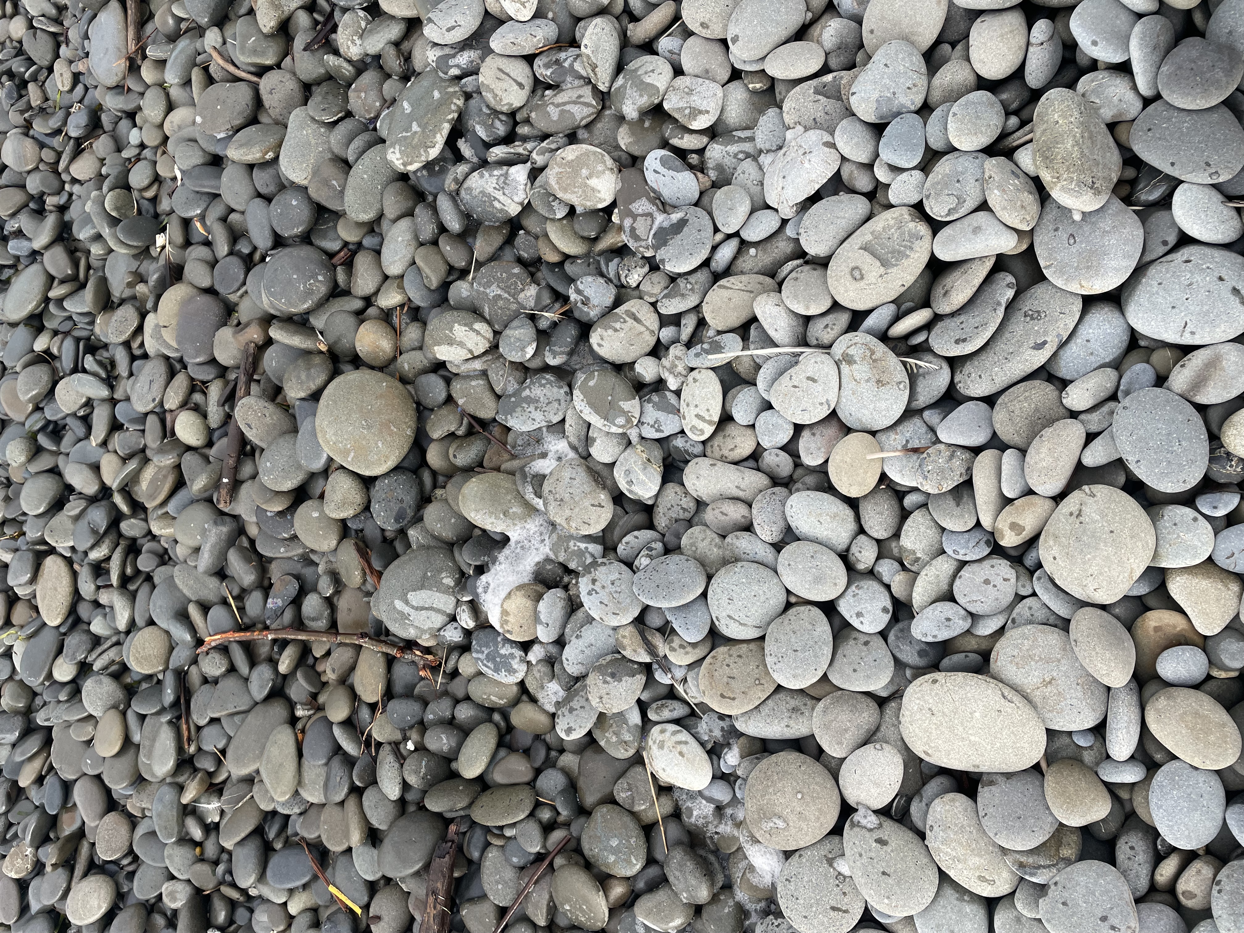photo of rocks on the same beach